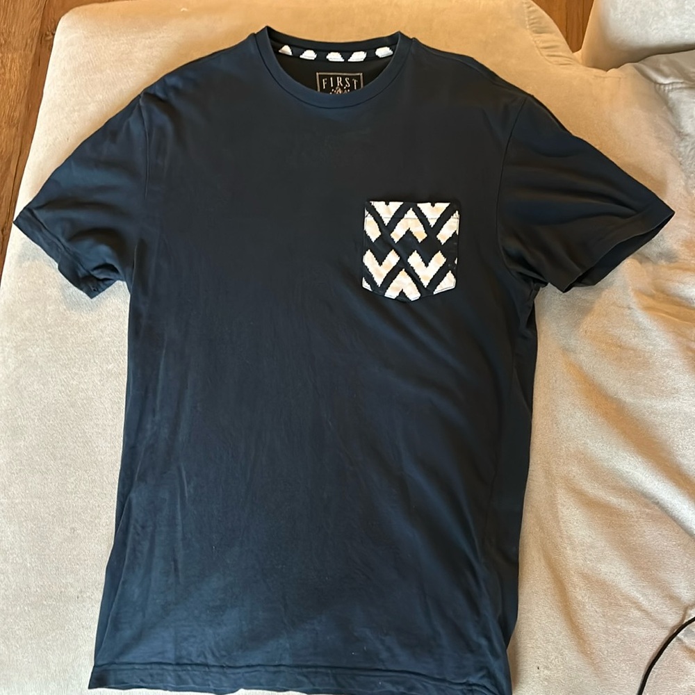 Dark Blue T-shirt w/ pocket design